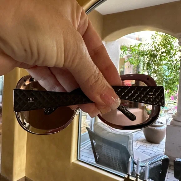 Beautiful Chanel Shield Interlocking Sunglasses Beautiful Chanel Shield Interlocking Sunglasses is available  main image 4